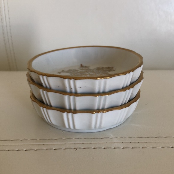 Set of 3 Vintage Porcelain Dishes from "Porcelaine de France" | Hand-painted - Picture 5 of 8